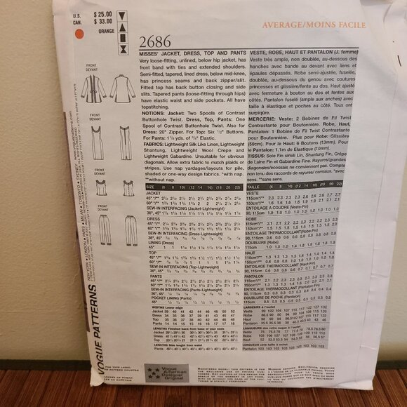 Vintage Vogue Guy Laroche/Tom and Linda Platt Patterns - Picture 9 of 10